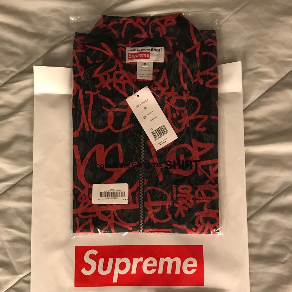 Supreme x Comme des Garcons Shirt graphic shirt M